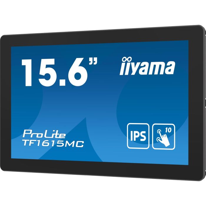 iiyama Monitor Táctil 15.6" Full HD 1920x1080 PCAP 10 Puntos Bezel Free Open Frame IP65 Frontal Modo Guantes 3