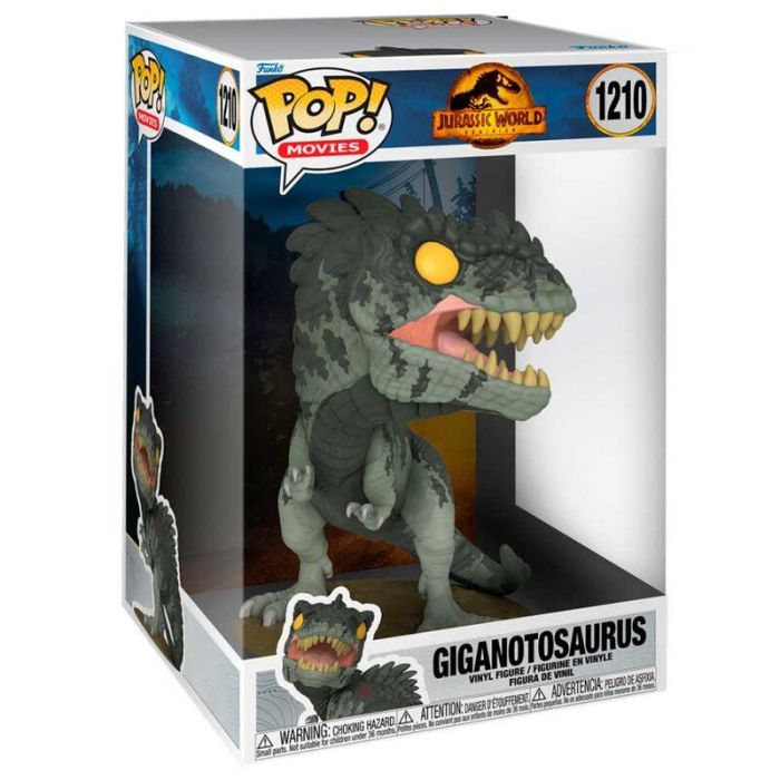 Funko Pop Jumbo Jurassic Park Giganotosaurus - Figura de vinilo de 25 cm 1 Funko Pop Jumbo Jurassic Park Giganotosaurus - Figura de vinilo de 25 cm 1