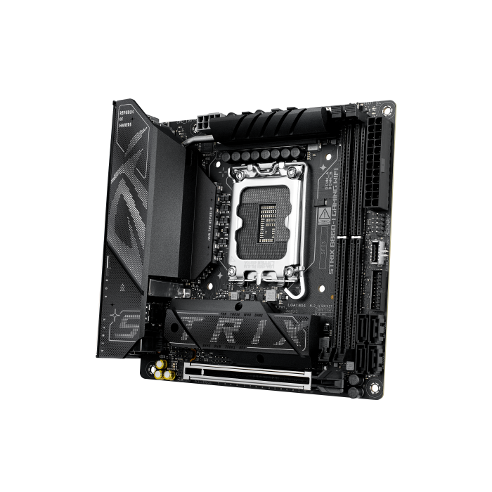 ASUS ROG STRIX B860-I GAMING WiFi Intel B860 LGA 1851 (Socket V1) mini ITX 1 ASUS ROG STRIX B860-I GAMING WiFi Intel B860 LGA 1851 (Socket V1) mini ITX 1