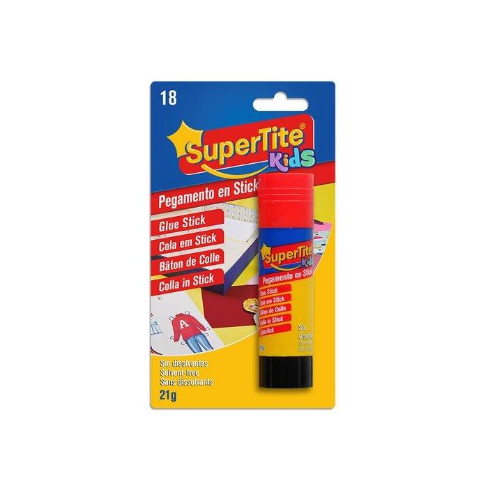 Barra De Pegamento Supertite Kids 21G (Set de 12)
