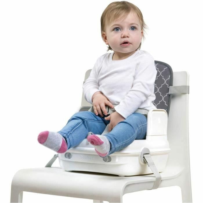 Benbat YummiGo2 Asiento elevador portátil 3 en 1 con almacenamiento y barras resistentes para bebé y niño 3
