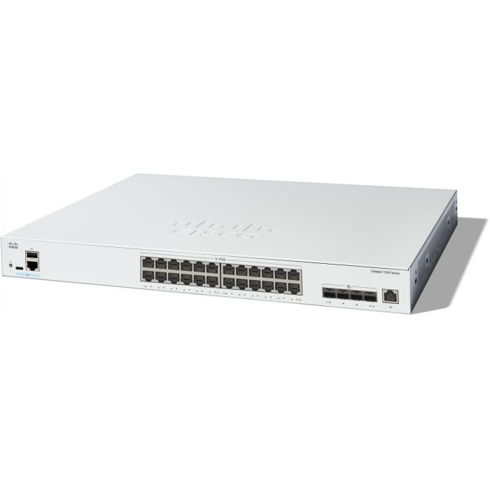 Cisco CATALYST 1300 24-PORT 10GE Switch Gestionado L2/L3 Montaje en Rack 20x10GbE + 4xSFP+ 0 Cisco CATALYST 1300 24-PORT 10GE Switch Gestionado L2/L3 Montaje en Rack 20x10GbE + 4xSFP+ 0