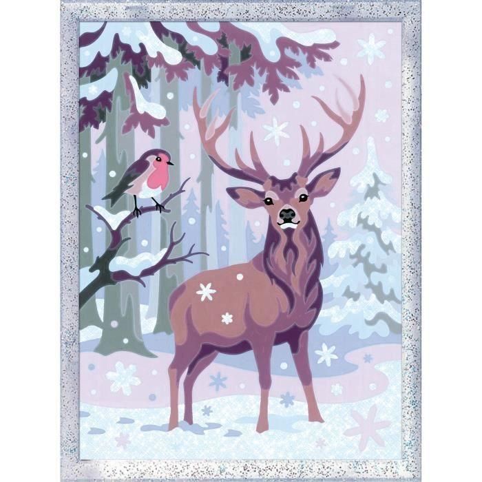 Kit de pintura por números CreArt Kids "Ciervo romántico" (18 x 24 cm), 25831, Ravensburger 2 Kit de pintura por números CreArt Kids "Ciervo romántico" (18 x 24 cm), 25831, Ravensburger 2