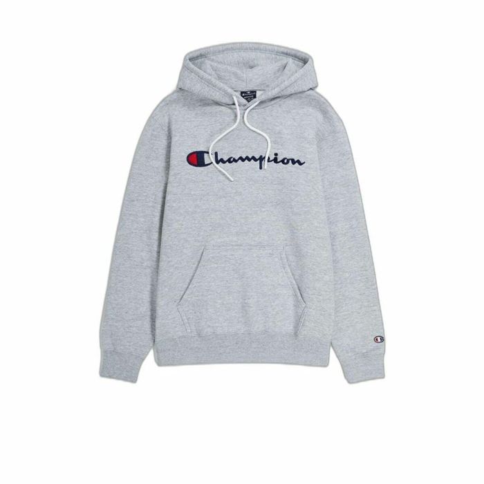 Sudadera con Capucha Hombre Champion Legacy Gris 0 Sudadera con Capucha Hombre Champion Legacy Gris 0