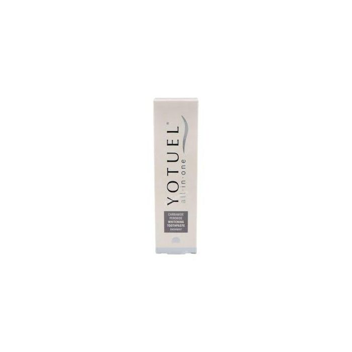 Yotuel ALL IN ONE SNOWMINT Pasta Dentífrica Blanqueadora Remineralizante Anti-Caries de Baja Abrasividad con Peróxido de Carbamida y Flúor 75 ml