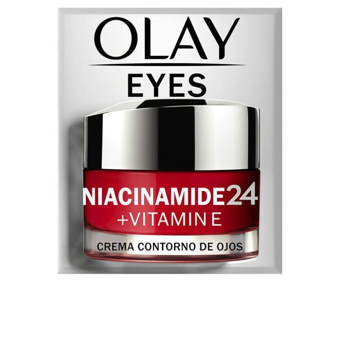 Olay Crema Contorno de Ojos Niacinamida24 + Vitamina E Pura 99% Anti-Ojeras, Bolsas y Arrugas. Hidratante, Sin Fragancia 15 ml