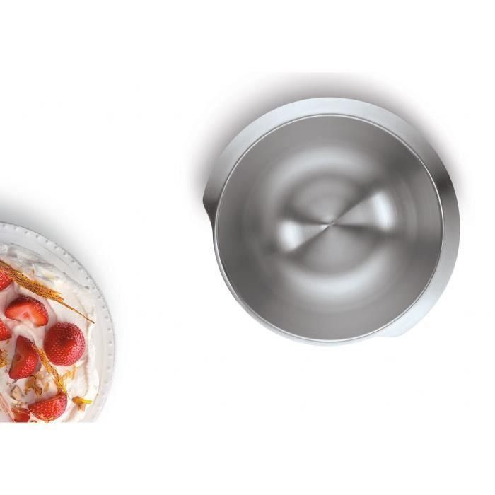 Bol de acero inoxidable - BOSCH - MUZ5ER2 - Para Robot de cocina MUM5 - 3,9 L - Hasta 0,75 kg de harina + otros ingredientes (2 kg máx.) 2 Bol de acero inoxidable - BOSCH - MUZ5ER2 - Para Robot de cocina MUM5 - 3,9 L - Hasta 0,75 kg de harina + otros ingredientes (2 kg máx.) 2