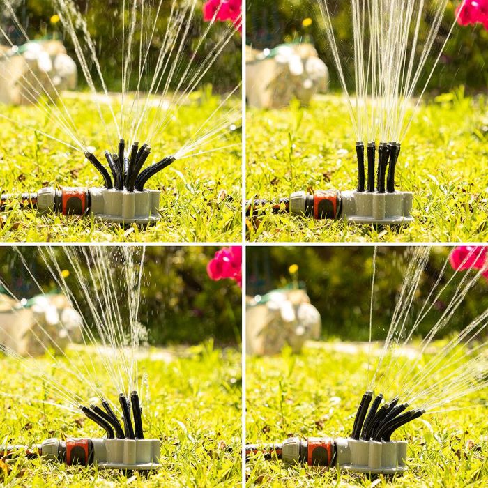 Aspersor de Riego 360º para Jardín Klerdden InnovaGoods 36 chorros 13 Aspersor de Riego 360º para Jardín Klerdden InnovaGoods 36 chorros 13