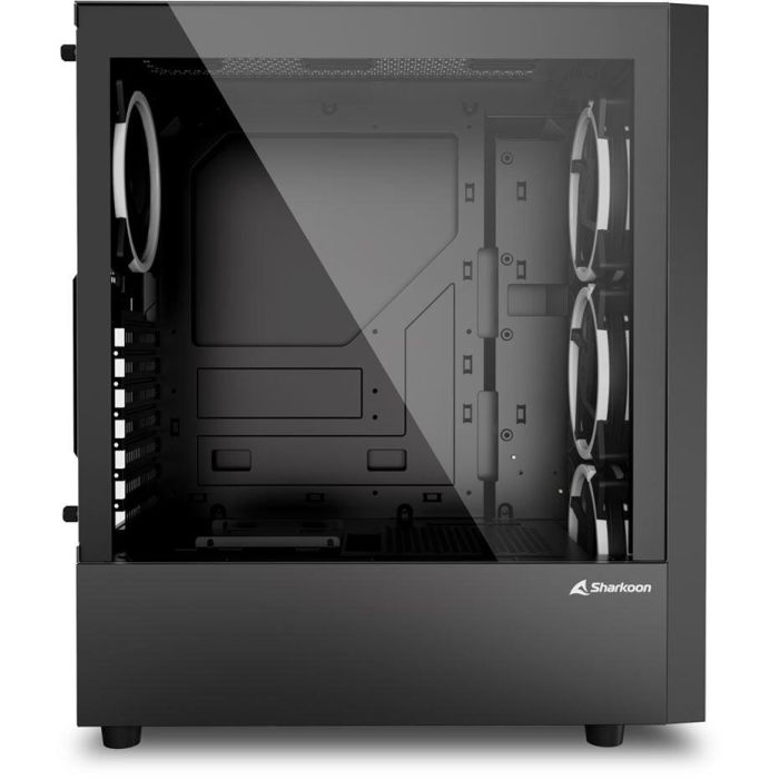 SHARKOON Midi Sharkoon WAVE RGB Negro Escritorio PC ATX micro ATX Mini-ITX 3