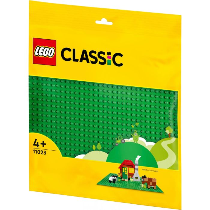 LEGO 11023 Classic Placa Base Verde 32x32 con Montantes para Construir, Ensamblar y Exhibir 3