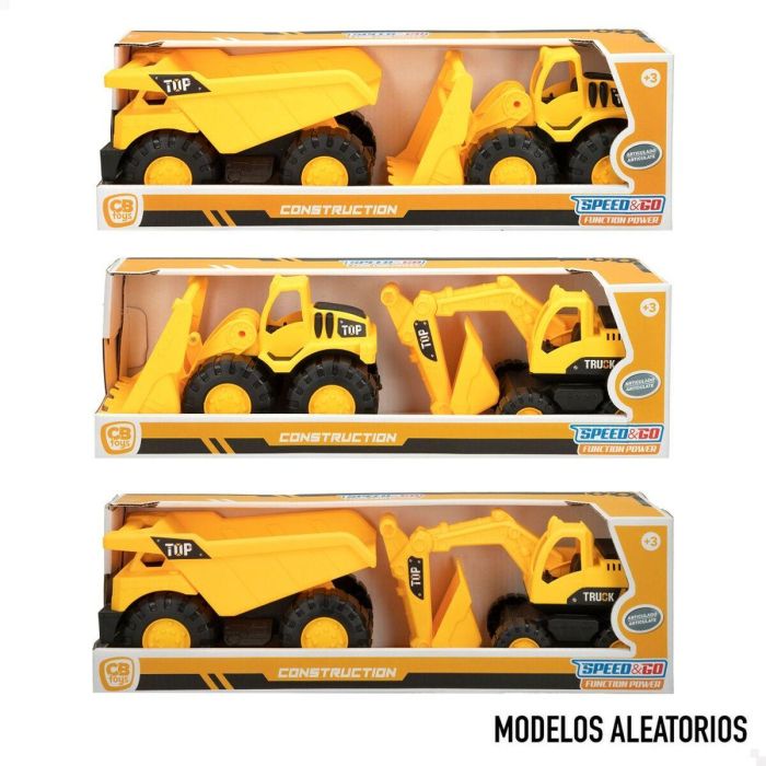 Vehículos de Construcción Speed & Go 18,5 x 10,5 x 10 cm (6 Unidades) 1