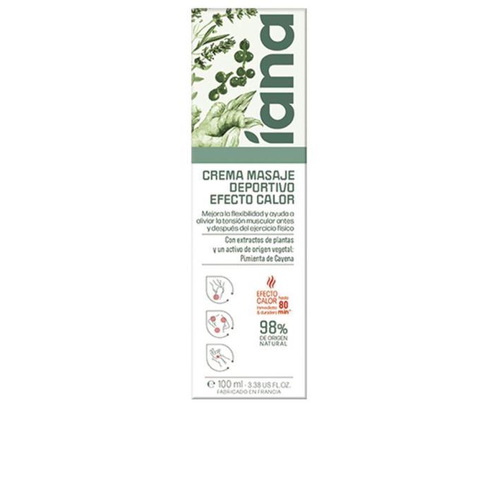 Iana Crema De Masaje Efecto Calor 100 Ml Iana Crema De Masaje Efecto Calor 100 Ml