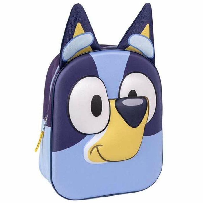 Mochila infantil 3D aplicaciones bluey 25x31x10 cm Mochila infantil 3D aplicaciones bluey 25x31x10 cm