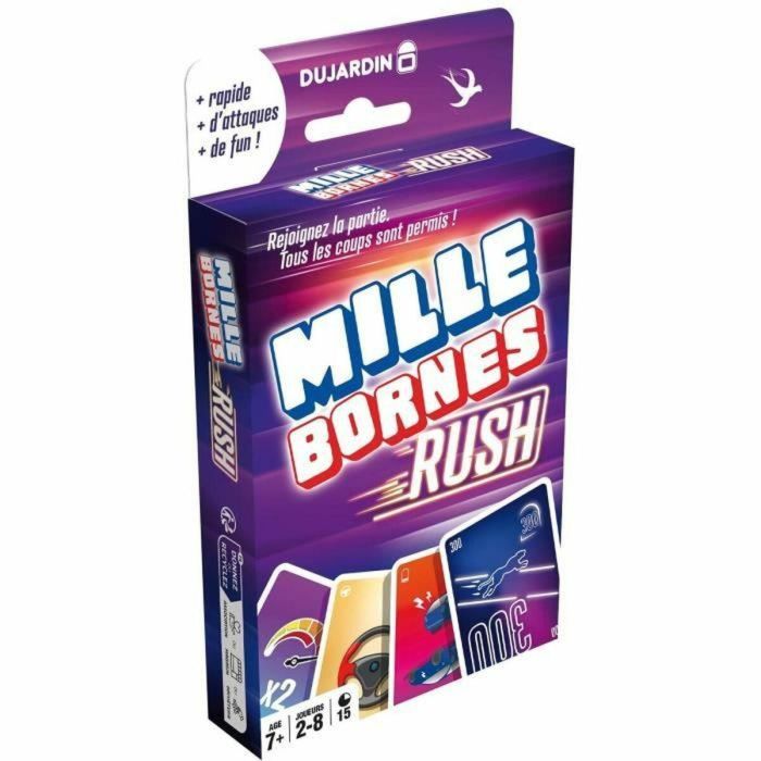 Dujardin Juego de Cartas MILLE BORNES RUSH DUJ1707431017924 para 2 o más jugadores a partir de 7 años