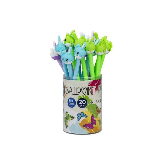 Boligrafo Centrum Fancy Rabbit Bote De 20 (Tinta Azul)