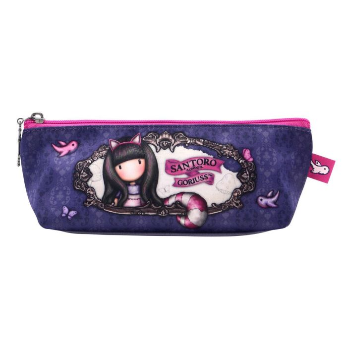 Estuche Escolar Gorjuss Cheshire cat Rosa Morado (22.3 x 8.8 x 5.7 cm) 0 Estuche Escolar Gorjuss Cheshire cat Rosa Morado (22.3 x 8.8 x 5.7 cm) 0