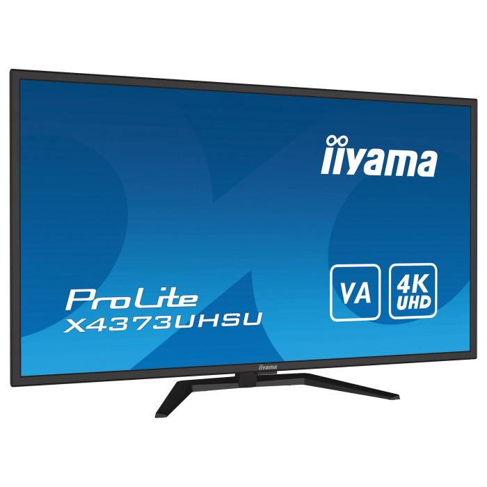 Iiyama ProLite X4373UHSU-B1 Monitor 108 cm (43") 4K Ultra HD 3840x2160 3ms VA 60Hz 2xHDMI DP USB-C HDR10 Negro