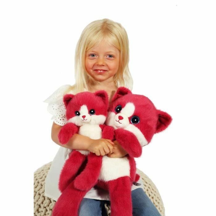 Peluche Gato Leggies - GIPSY TOYS - Frambuesa, 48 cm 1