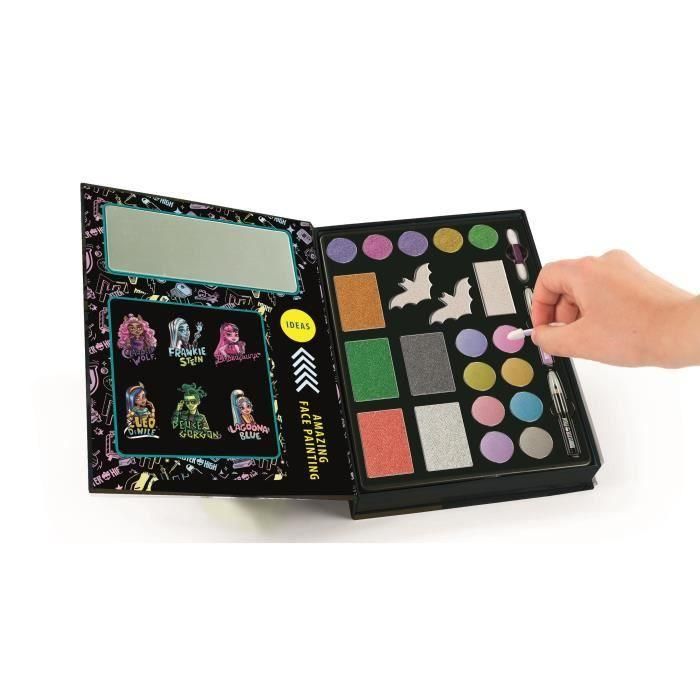 Clementoni CLE8005125187881 - Monster High Makeup Set: Paleta de Maquillaje con Polvos, Sombras y Lápices 1