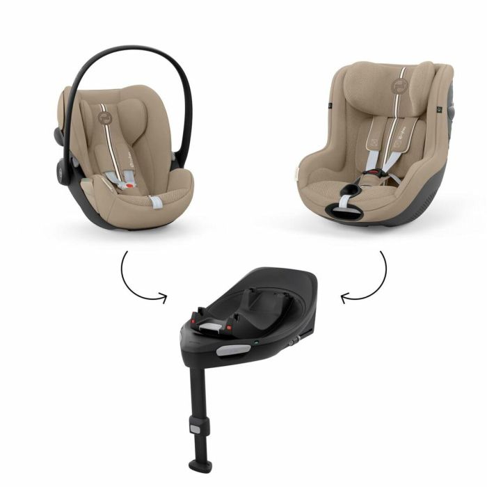 Cybex CYB4063846478910 Silla de coche Cloud G i-Size Plus - Beige almendra para Bebé 6