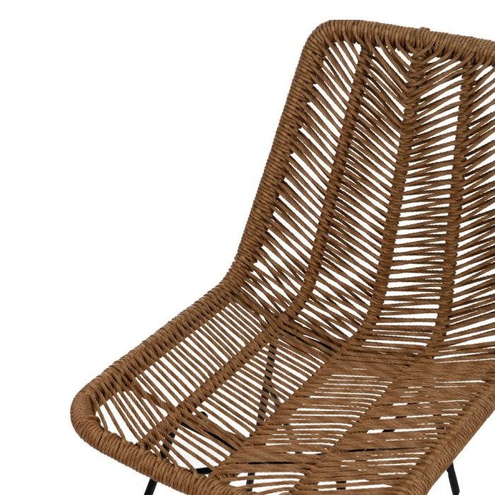 Silla Natural Pe-Acero Salón 47 X 57 X 85,50 cm