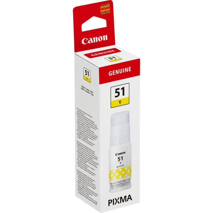 Cartucho Tinta Canon Amarillo Gi - 51Y 70 mL 1 Cartucho Tinta Canon Amarillo Gi - 51Y 70 mL 1
