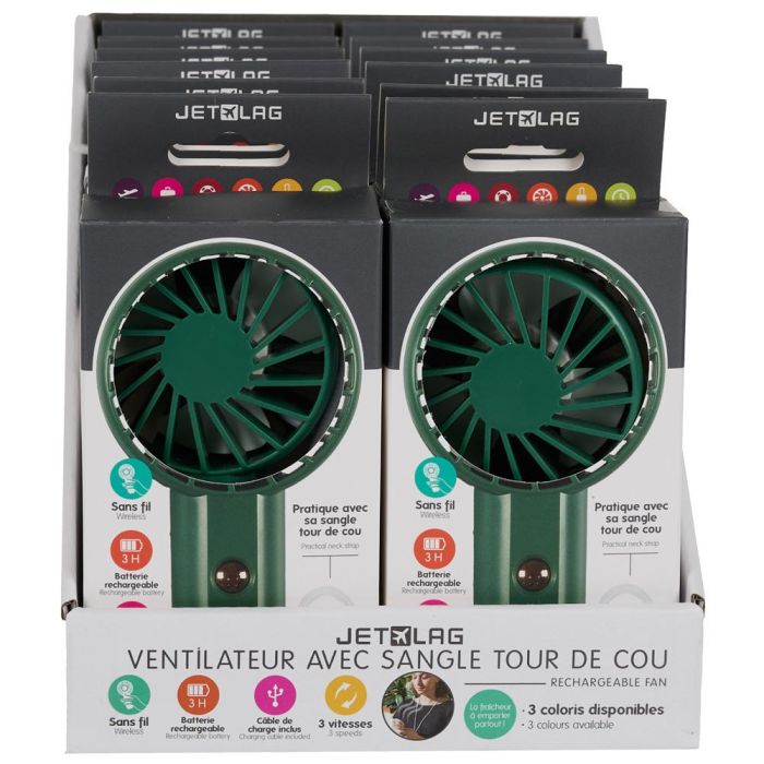 Ventilador Recargable Jet Lag 3 Ventilador Recargable Jet Lag 3