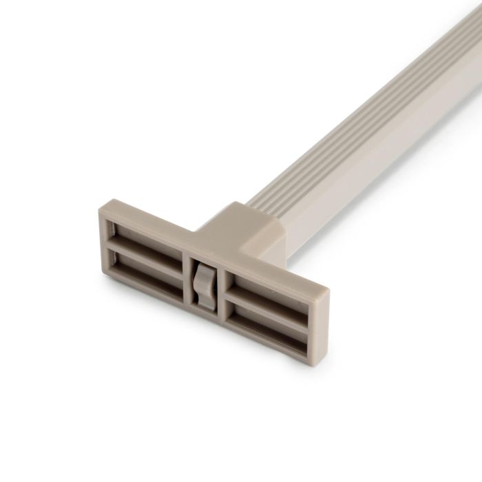 Emuca Kit de 7 varillas pantalonero, 2 bandejas y bastidor de guías con cierre suave para armarios, regulable, módulo 900mm, Gris piedra 4