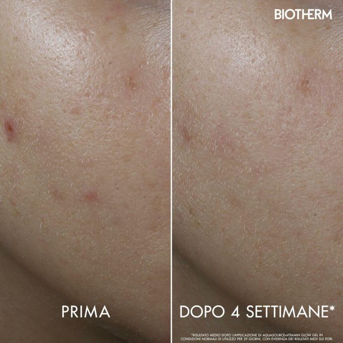 Biotherm AQUASOURCE VITAMIN GLOW gel - Crema hidratante facial con Vitamina B3 y Astaxantina para luminosidad y tono uniforme 50ml 4