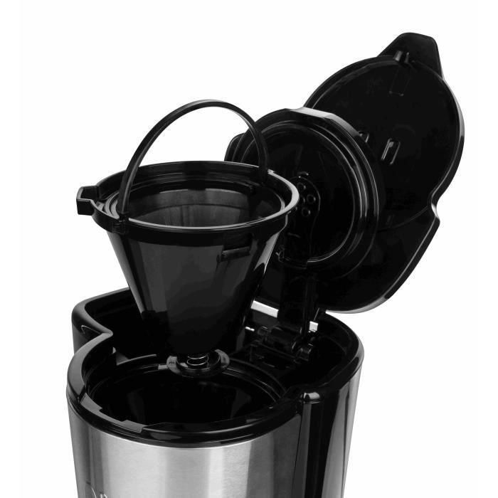 RUSSEL HOBBS 24210-56 - Cafetera compacta para el hogar - acero inoxidable cepillado - 5 tazas - 1000W 1