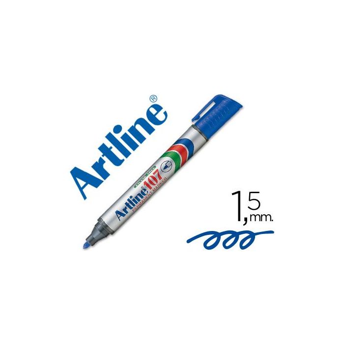Rotulador Artline Marcador Permanente 107 Azul Punta Redonda Rotulador Artline Marcador Permanente 107 Azul Punta Redonda