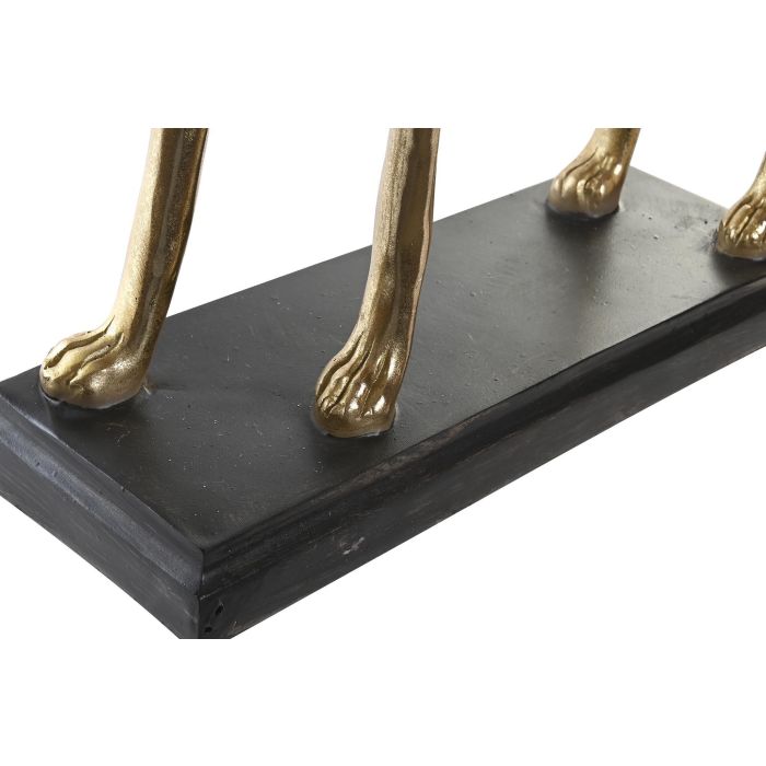 DKD Home Decor Figura Galgo Dorado Negro Resina 44.5 x 65.5 x 17 cm 2 DKD Home Decor Figura Galgo Dorado Negro Resina 44.5 x 65.5 x 17 cm 2