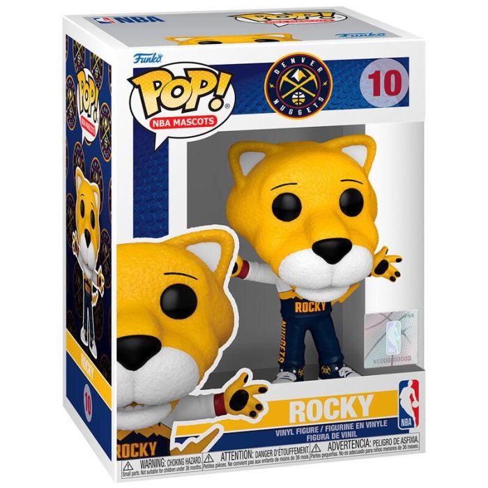 Figura POP NBA Denver Nuggets Rocky 0 Figura POP NBA Denver Nuggets Rocky 0