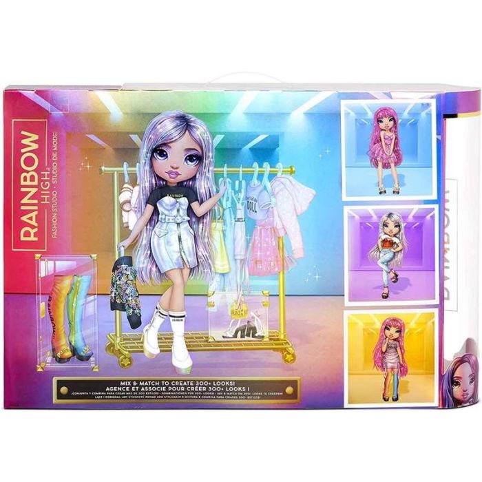 MGA Estudio Fashion Rainbow High Muñeca con Más de 300 Looks y Accesorios, Incluye Muñeca Exclusiva, 22 cm 1