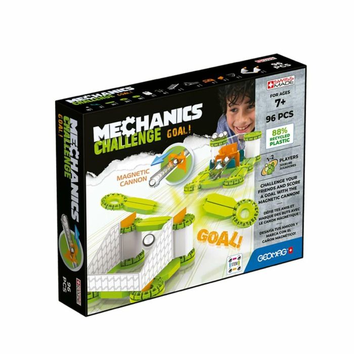 Geomag AAABS15635 - Juego de Construcción Magnético ¡Desafío Mecánico Gol! - 96 Piezas - Plástico Reciclado 16 Geomag AAABS15635 - Juego de Construcción Magnético ¡Desafío Mecánico Gol! - 96 Piezas - Plástico Reciclado 16