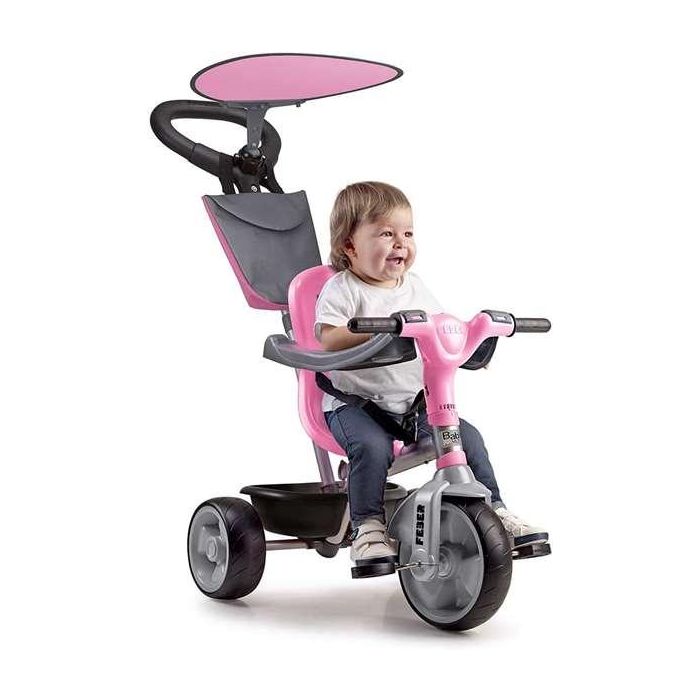 Triciclo baby plus music rosa 91,2x98,3x51,5 cm 2