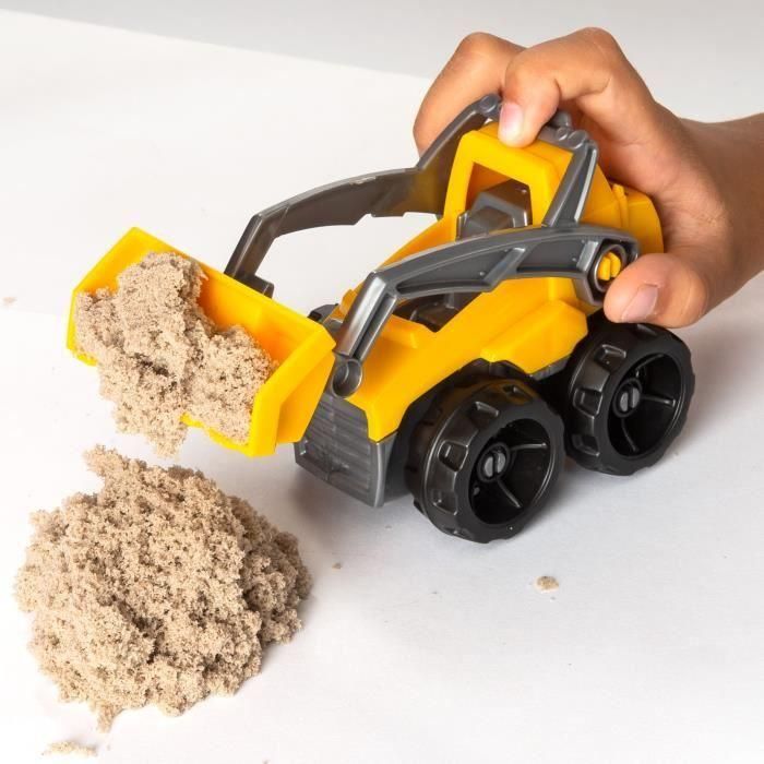 Kinetic Sand KIN0778988543641 Set de Construcción de Arena Cinética – Excava y Demuele con 454g de Arena Natural 3