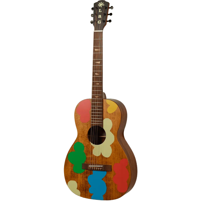 LAG Guitarra Acústica Parlor Electro Signature Vianney Lag Natural Caoba Abeto Engelmann Barniz Satinado 2