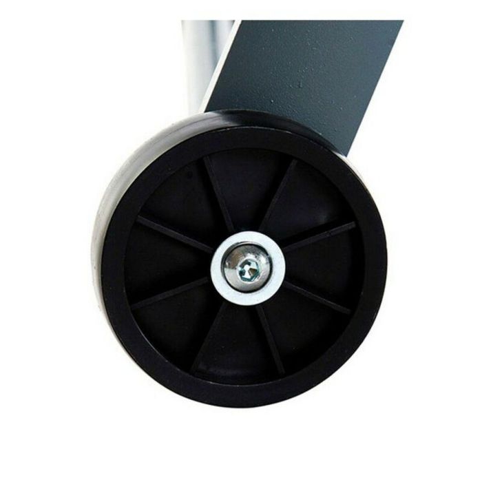 Tumbona DKD Home Decor Con ruedas Gris PVC Aluminio (187,5 x 64 x 97 cm) 4