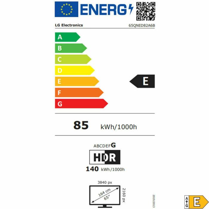 Smart TV LG 65QNED82A6B.AEU 4K Ultra HD 65" LED HDR Edge-LED QNED 8 Smart TV LG 65QNED82A6B.AEU 4K Ultra HD 65" LED HDR Edge-LED QNED 8
