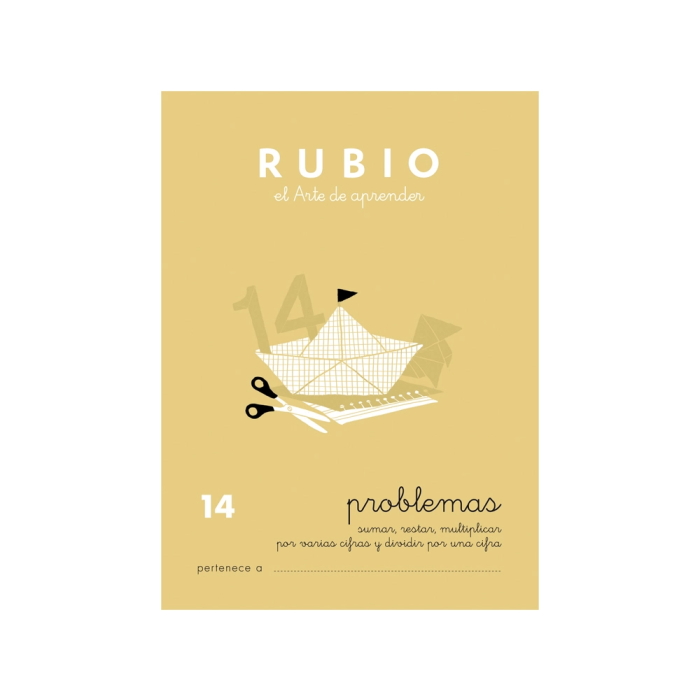 Rubio Cuaderno problemas nº 14 para el desarrollo intelectual del alumno. Complementa y potencia las enseñanzas de los centros educativos. Certificado FSC. 3 Rubio Cuaderno problemas nº 14 para el desarrollo intelectual del alumno. Complementa y potencia las enseñanzas de los centros educativos. Certificado FSC. 3
