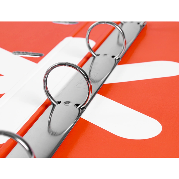 Antartik Carpeta con recambio a4 cuadro 5mm forrada 4 anillas 25mm redondas color negro 100 hojas 100 g/m² 3