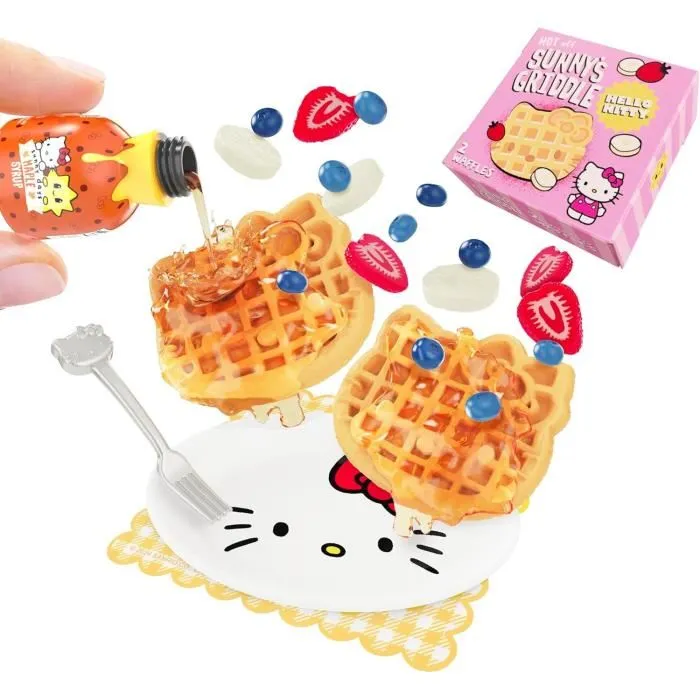 Miniverse Hello Kitty Juego Creativo Bebidas o Comida LIT35051515722 Actividades de Ocio Creativas y Decorativas en Resina No Comestible 1