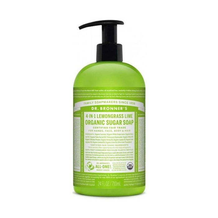 Dr Bronner's Jabón de Azúcar Lemongrass-Lima 710 mL
