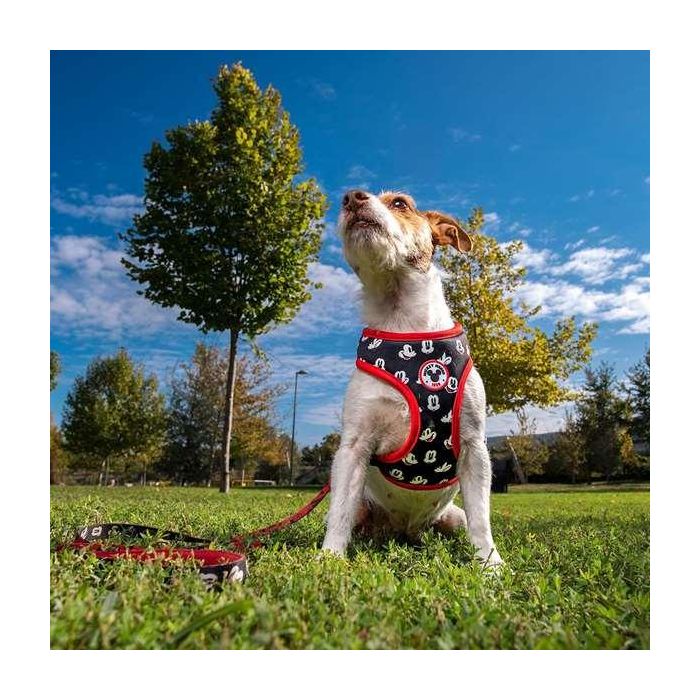 Cerdá T4M:M/L Arnés para Perros Mickey Negro Talla M-L 10