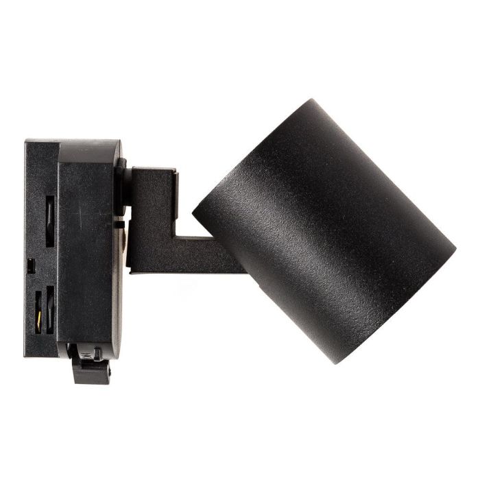 Lumiastra Foco Carril Monofásico GU10 Orientable Negro - Sin Bombilla, Solución de Iluminación para Tiendas, Exposiciones y Comercios