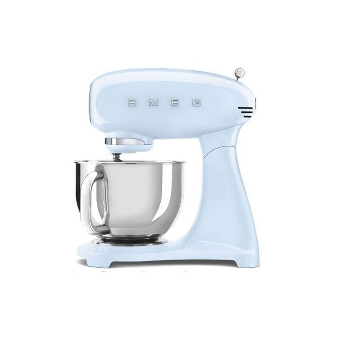 Smeg SMF03PBEU Batidora Amasadora Robot de Cocina Stand Mixer de Sobremesa Color Azul Pastel