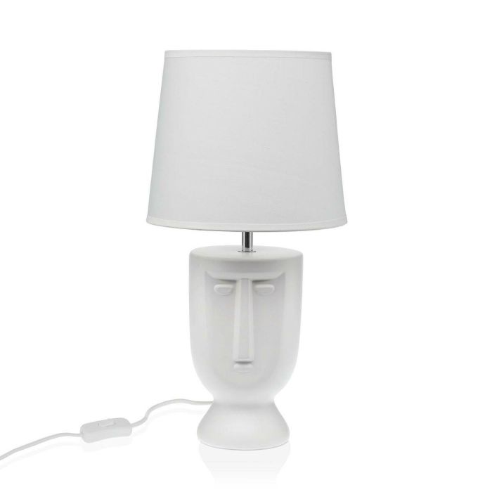 Lámpara de mesa Versa Blanco Cerámica 60 W 22 x 42,8 cm Lámpara de mesa Versa Blanco Cerámica 60 W 22 x 42,8 cm