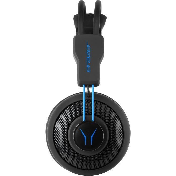 Auriculares para juegos - Con cable - ERAZER - MD 88640 Auriculares para juegos - PC o consola - Negro / Azul 1