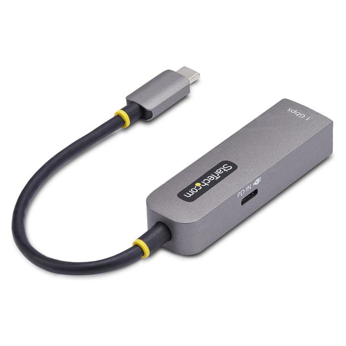 Cable USB Startech 1GPD3-USB-C-ETHERNET Gris 1